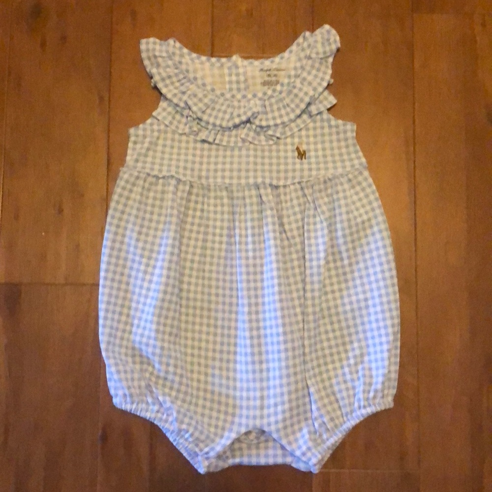 Ralph Lauren Gingham Romper